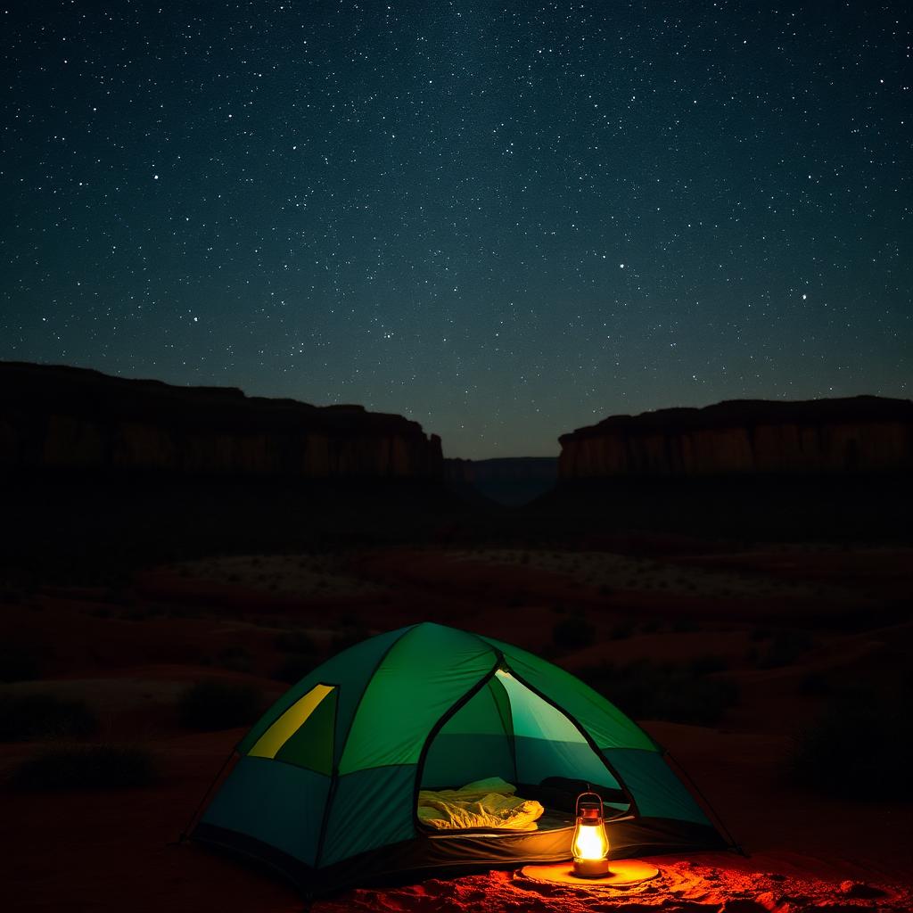 Photo Essay: Desert Camping After Dark