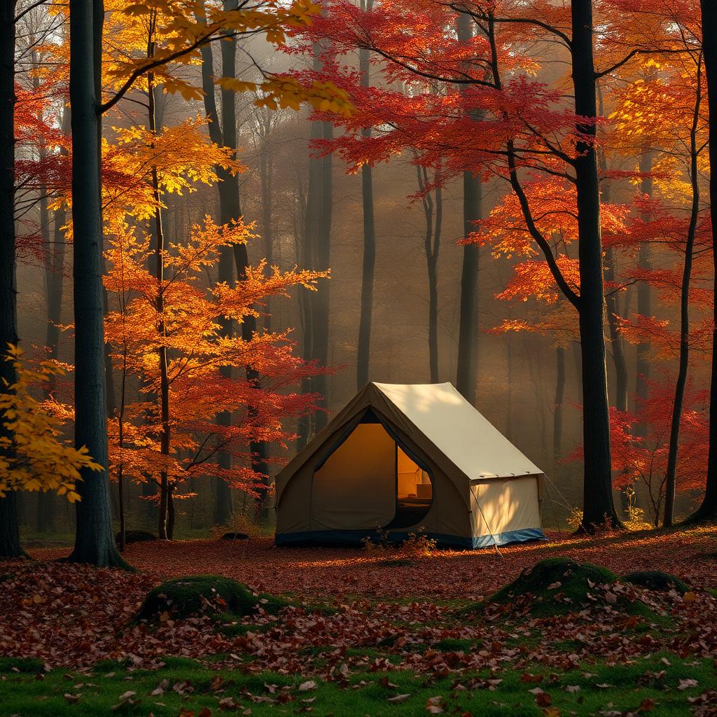 Photo Essay: Autumn Forests, Small Camps